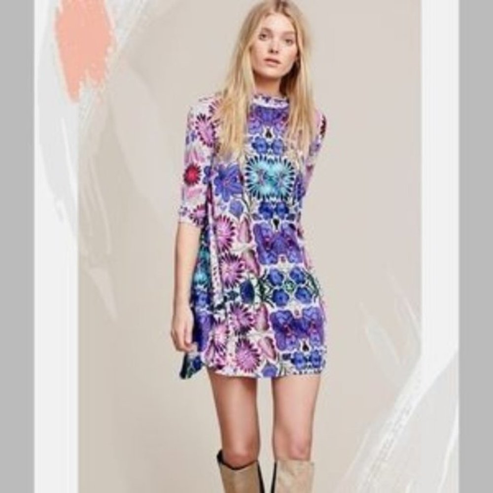 FREE PEOPLE Fiesta Floral Dress Size Small
